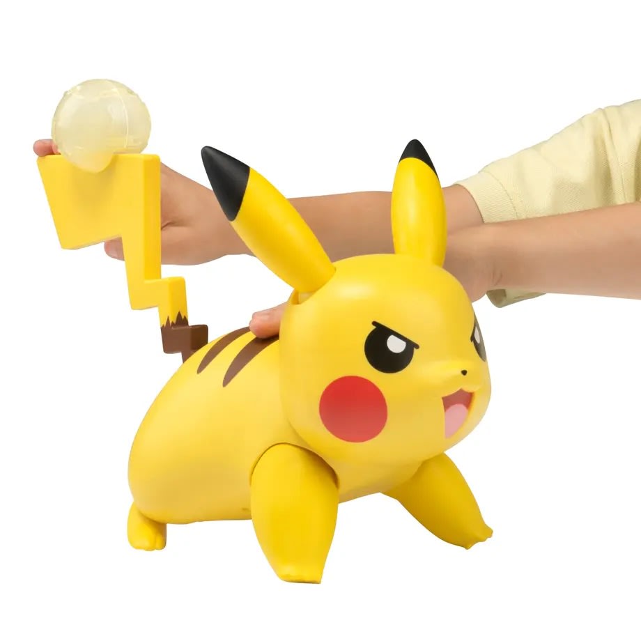 Pokémon Pikachu Deluxe Figura Interactiva de 30 cm con Luces y Sonidos – vista 4