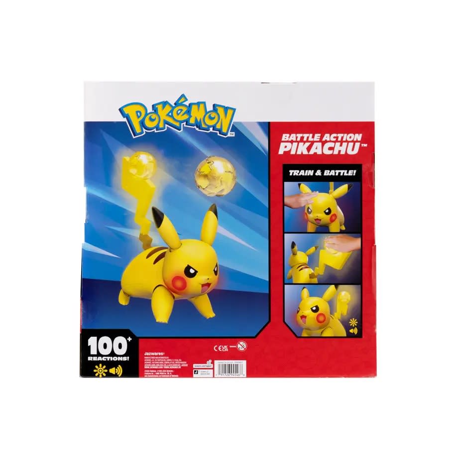 Pokémon Pikachu Deluxe Figura Interactiva de 30 cm con Luces y Sonidos – vista 5