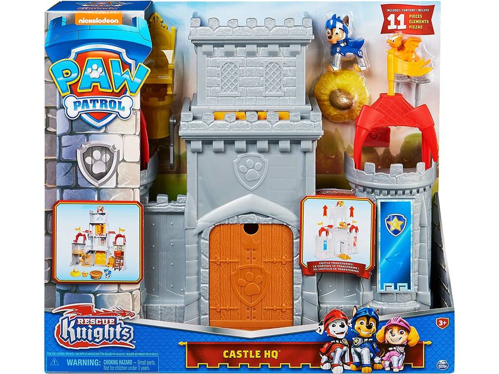 Paw Patrol Castillo de los Caballeros con Chase y Draco – vista 1