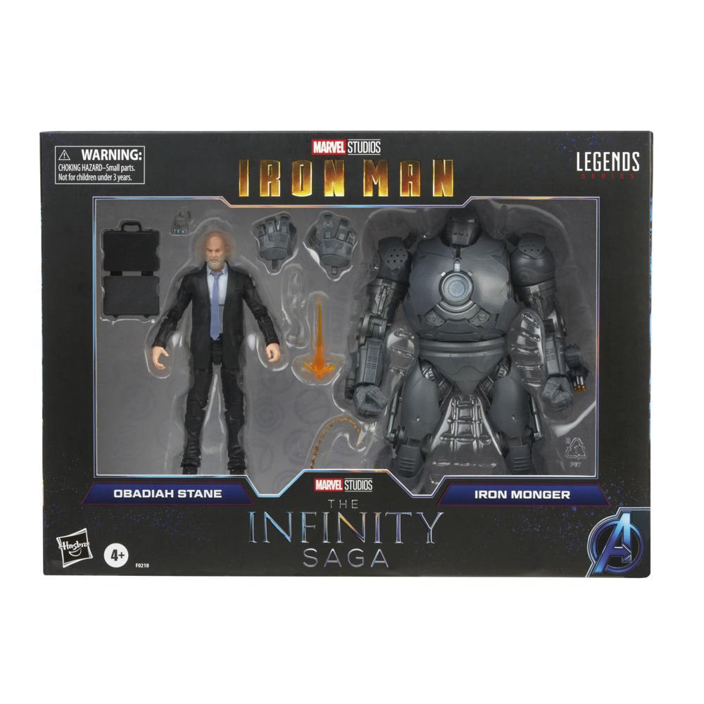 Marvel Legends The Infinity Saga Obadiah Stane e Iron Monger – vista 1