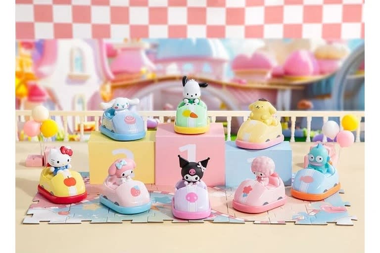 Sanrio Hello Kitty Serie Autos de Choque Minifigura Blind Box – vista 2