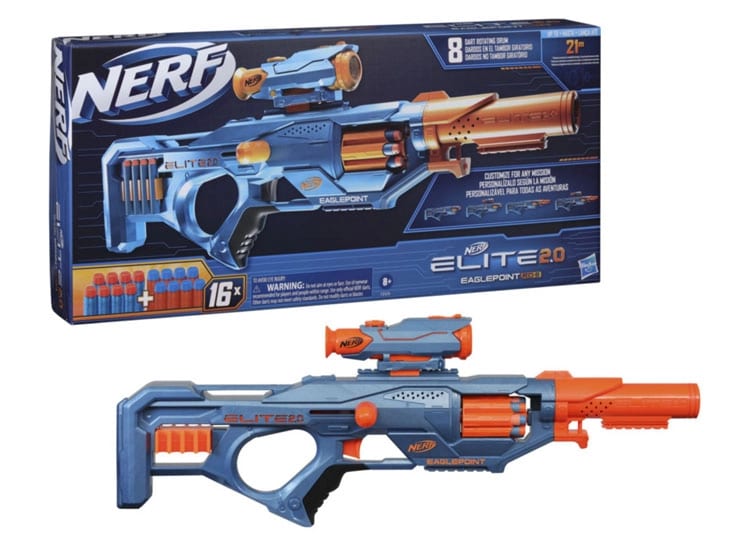 Nerf Elite 2.0 Eaglepoint RD-8 Lanzador de Dardos con Mira – vista 1