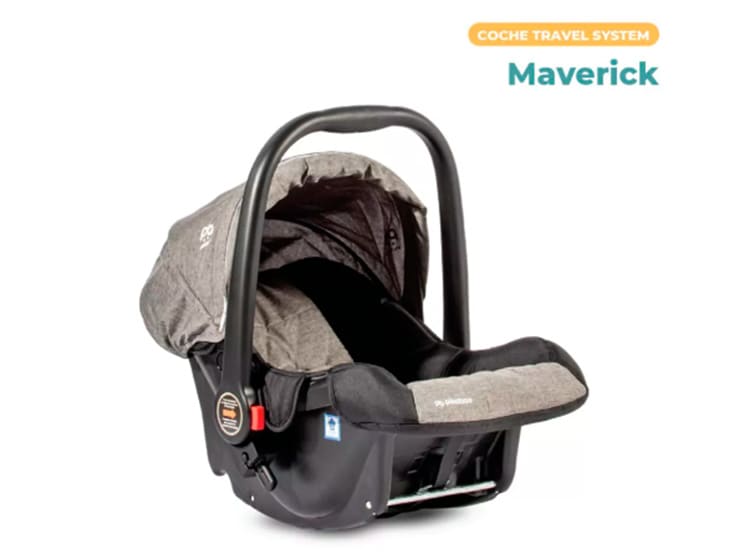Pikaboo Maverick Coche Travel System Negro con Silla de Auto – vista 4