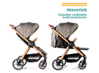 Pikaboo Maverick Coche Travel System Negro con Silla de Auto – vista 3