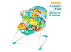 Pikaboo Silla Nido Bouncer Selva Azul con Vibración y Barra de Juguetes – vista 2