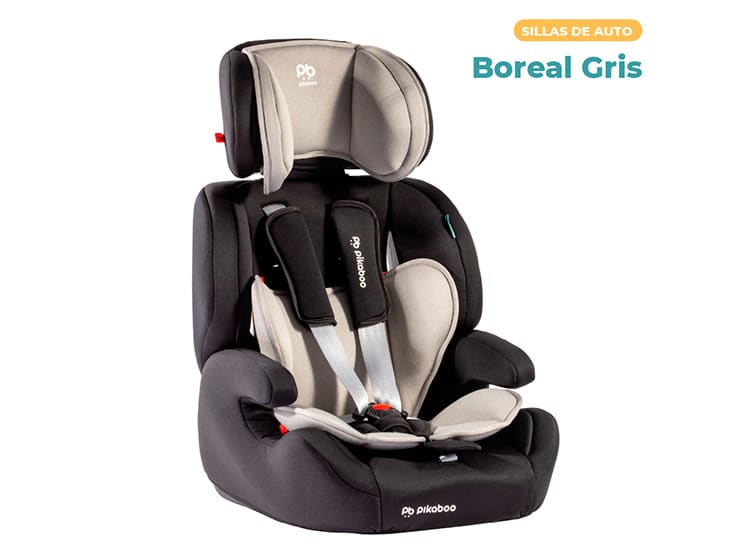 SILLA DE AUTO BUTACAPIKABOO -  BOREAL GREY (9 A 36 KILOS) PIKABOO