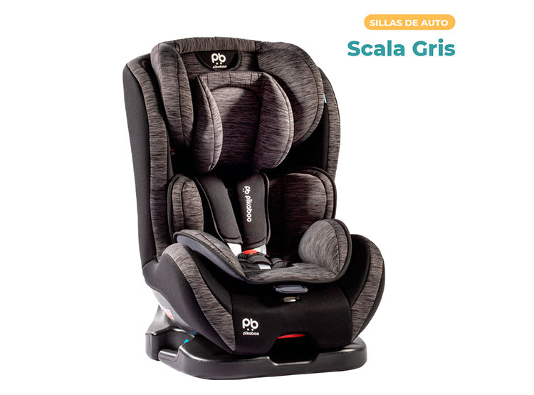 Pikaboo Silla de Auto Convertible Scala Gris desde Recién Nacido hasta 36 kg – vista 4