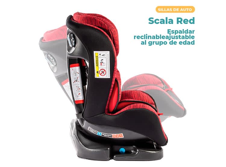 Pikaboo Scala Silla de Auto Convertible Rosada desde Recién Nacido hasta 36 kg – vista 4