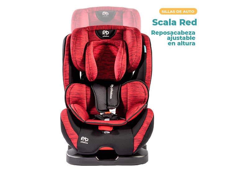 Pikaboo Scala Silla de Auto Convertible Rosada desde Recién Nacido hasta 36 kg – vista 3