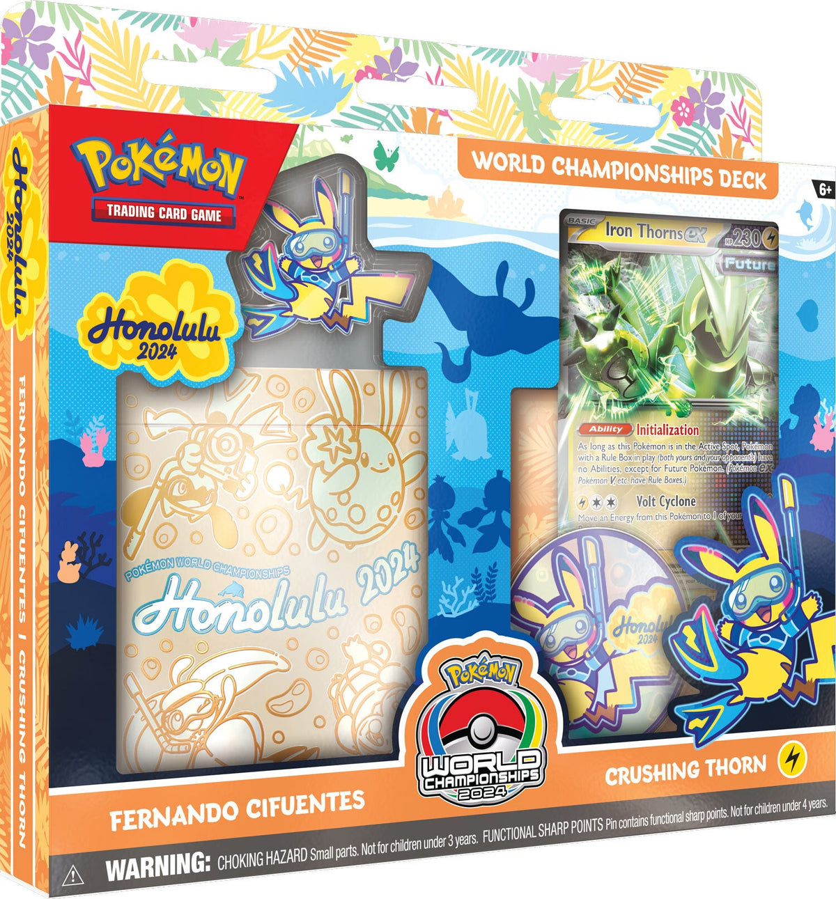 Caja del mazo World Championships 2024 de Fernando Cifuentes con Iron Thorns ex