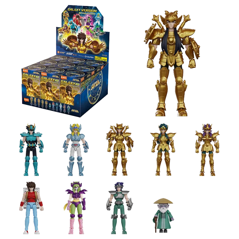 Figuras armadas de Caballeros Dorados Blokees