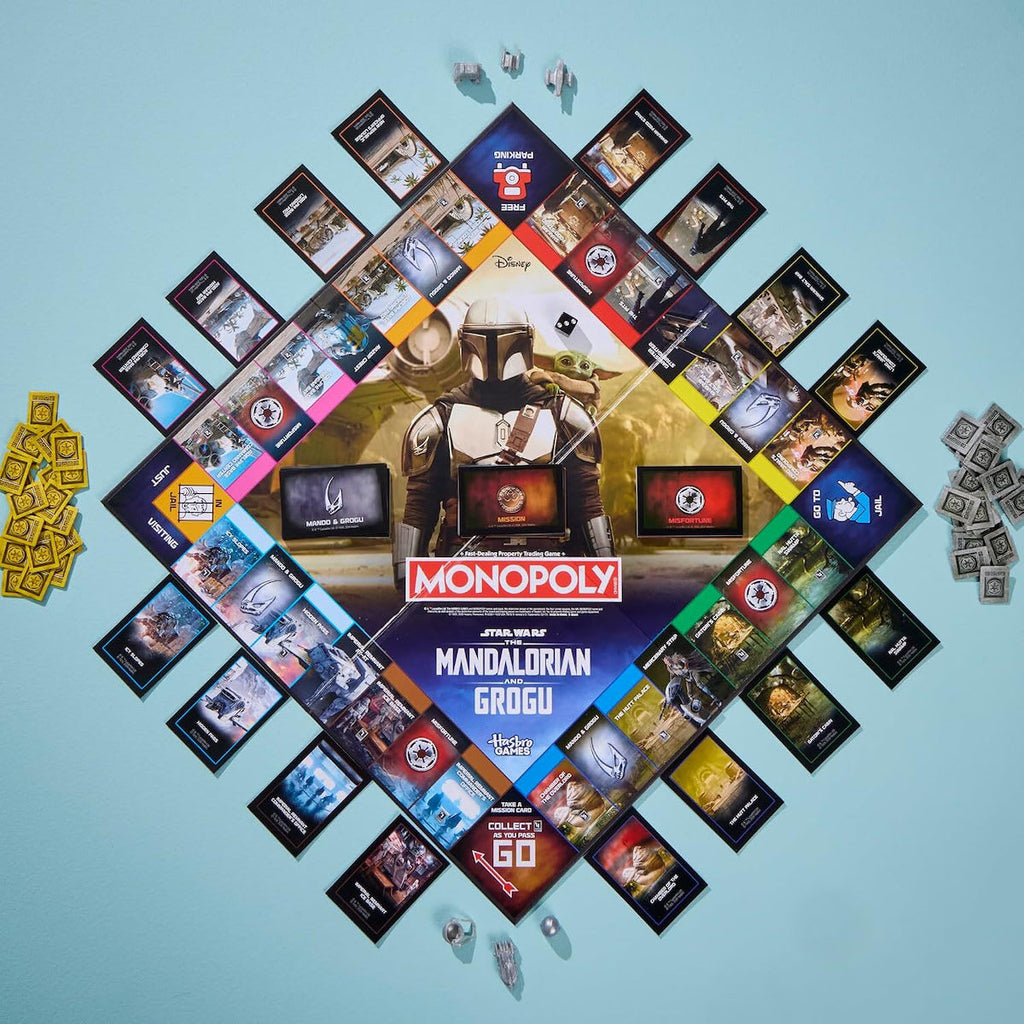 Monopoly Star Wars The Mandalorian and Grogu Juego de Mesa – vista 2