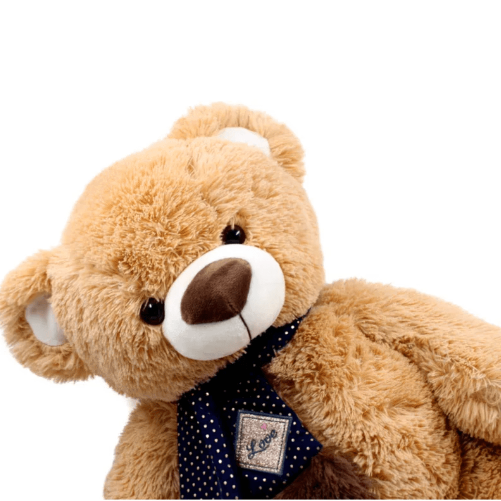 Peluche Oso con Bufanda 30 cm Marrón o Beige Extra Suave – vista 3