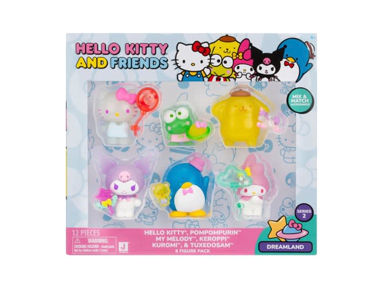 Hello Kitty and Friends Pack de 6 Figuras Coleccionables – vista 1