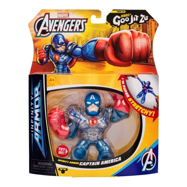 Goo Jit Zu Marvel Armadura Infinity Figura Elástica Surtida – vista 2