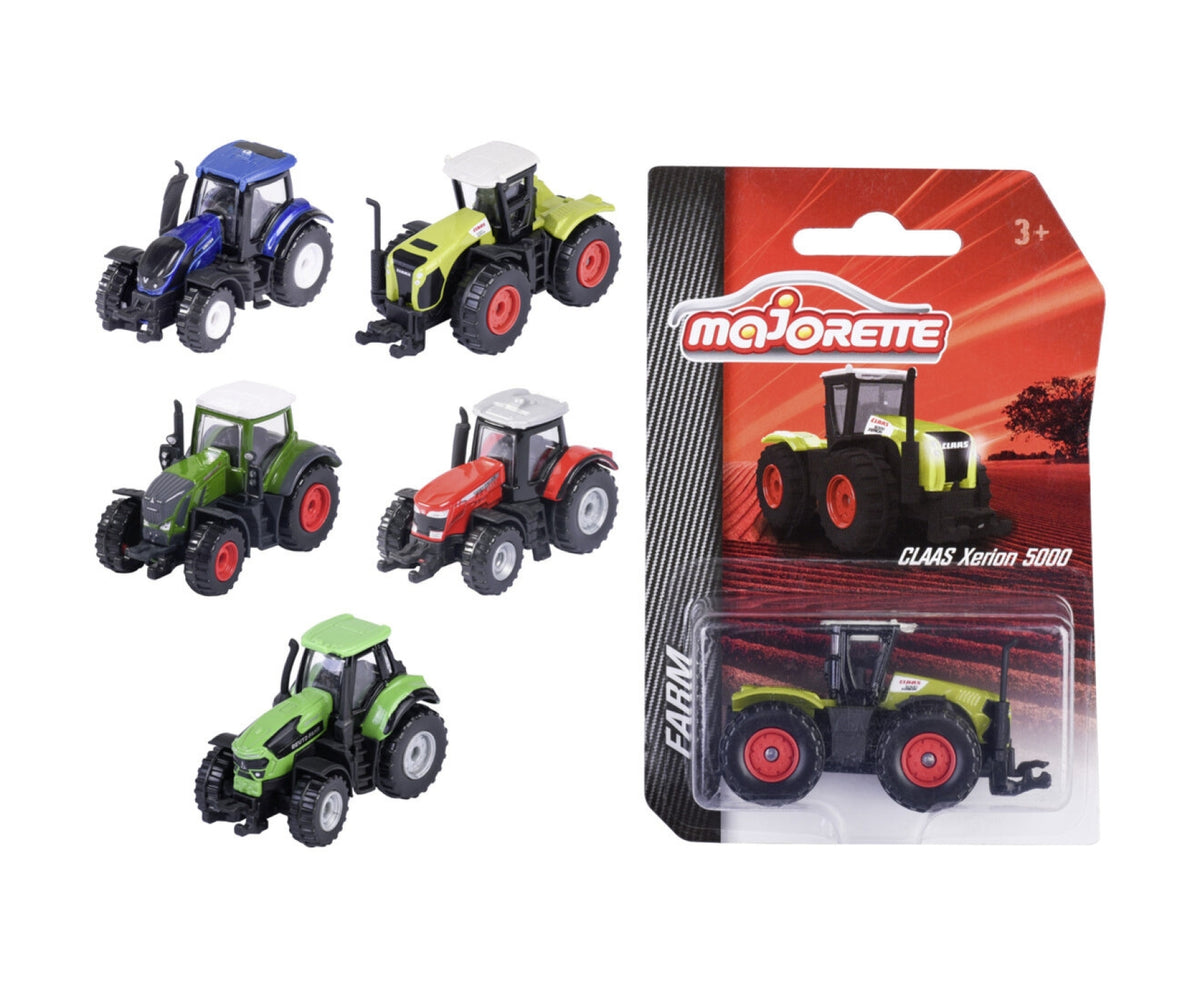 Surtido de tractores Majorette Farm con blíster del Claas Xerion 5000