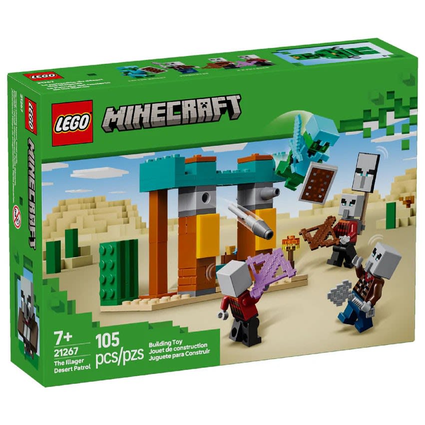 LEGO Minecraft 21267 La Patrulla del Desierto de los Maldeanos – vista 2