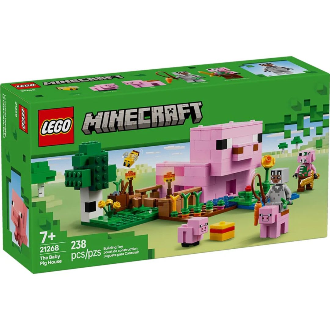 LEGO Minecraft 21268 La Casa-Cerdo Bebé Set de Construcción con Figuras – vista 1