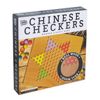 Caja del juego Chinese Checkers de madera Anker Play con tablero y bolitas de colores