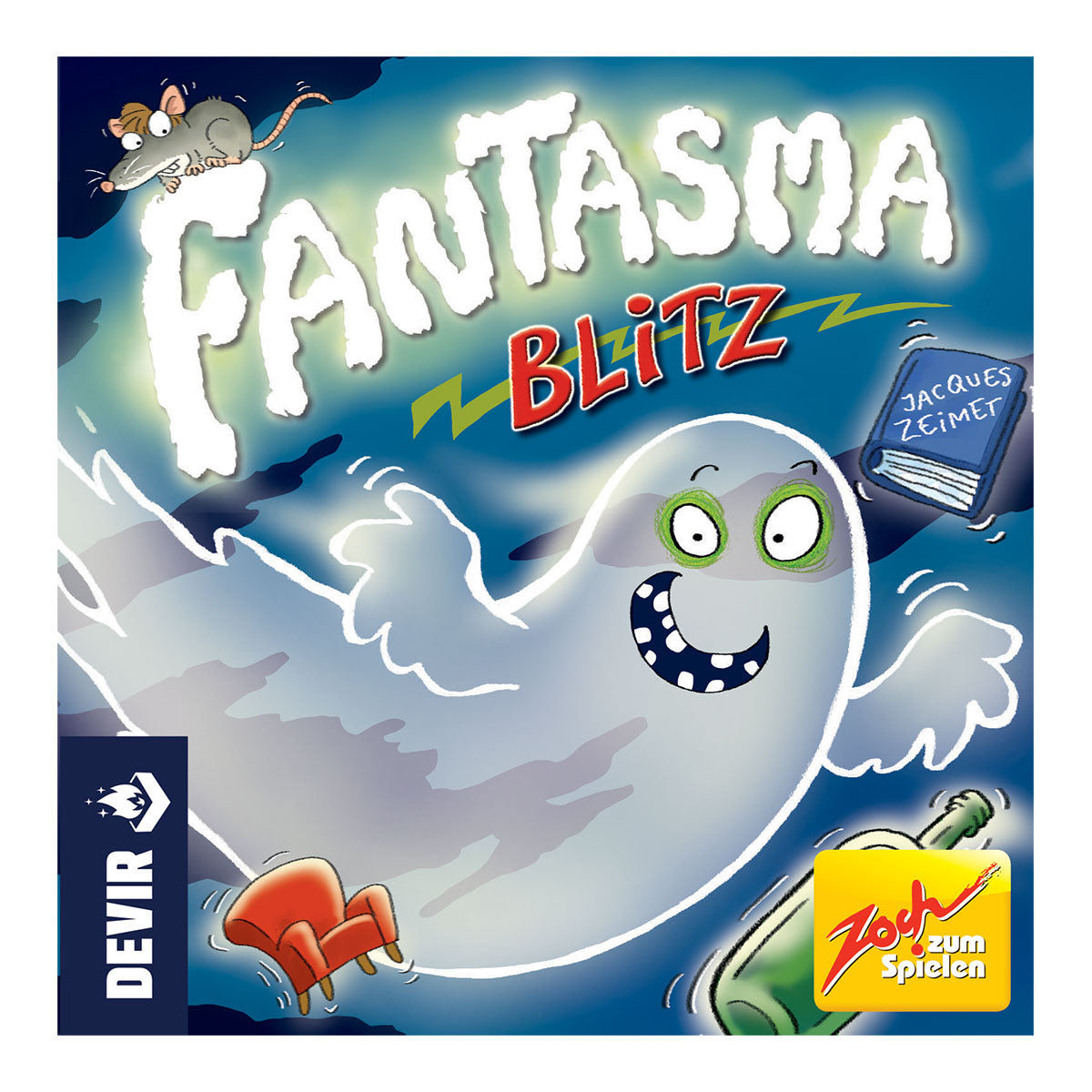 Portada de Fantasma Blitz con el fantasma volando