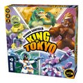 Caja de King of Tokyo 2ª edición de Devir vista en 3D con los monstruos