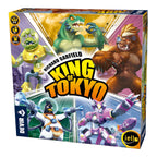Caja de King of Tokyo 2ª edición de Devir vista en 3D con los monstruos