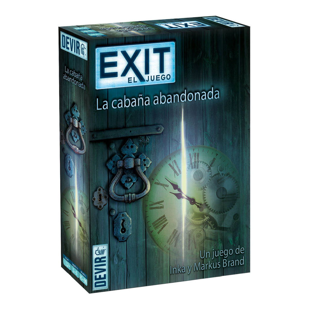 Caja de Exit La cabaña abandonada de Devir en vista 3D