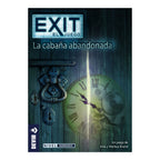 Portada de Exit La cabaña abandonada con puerta antigua y reloj, nivel avanzado