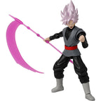 Goku Black Rosé posando con la guadaña de energía rosada