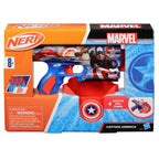 Nerf Marvel Capitán América Lanzador con Funda y 10 Dardos Elite – vista 2