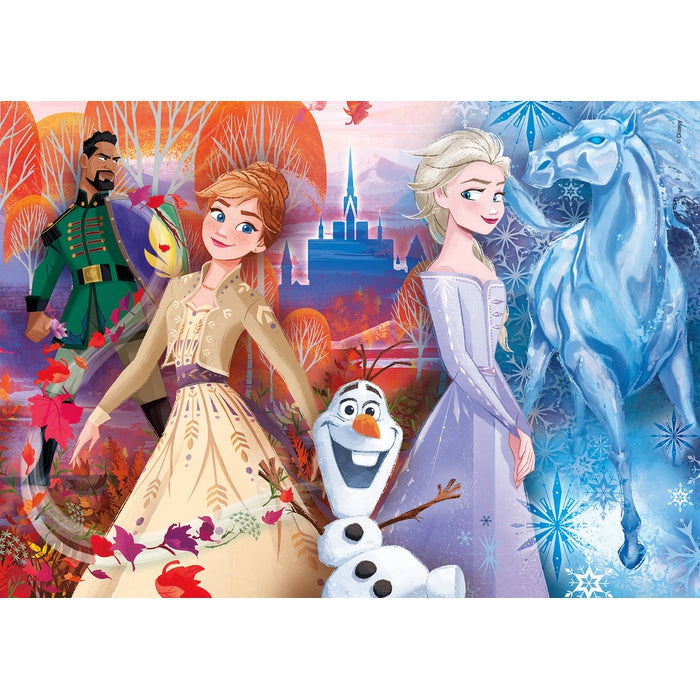 Segundo puzzle Frozen 2 de 20 piezas con Anna, Elsa, Olaf, Mattias y el Nokk