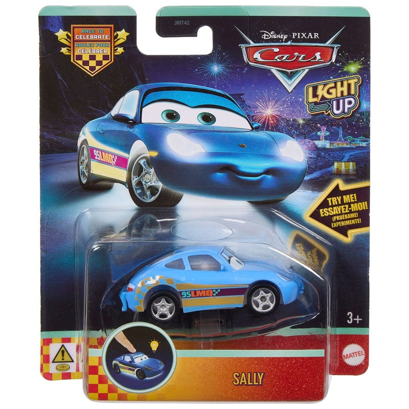 Cars Race to Celebrate auto con luces Sally – vista 3
