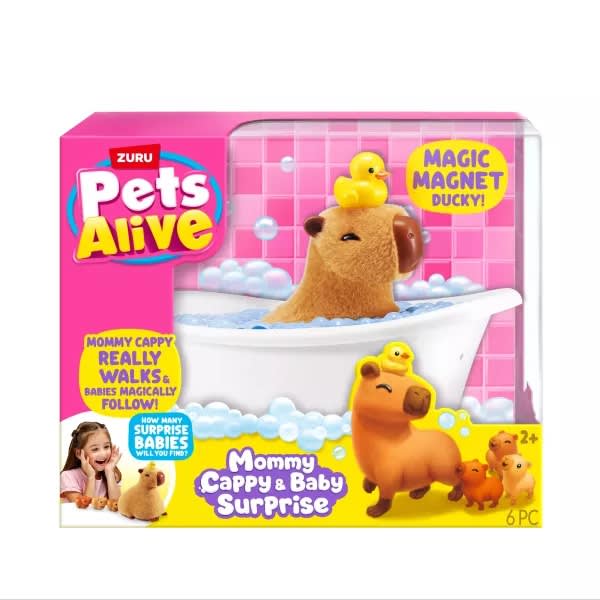 Pets Alive Mamá Capibara con Bebés Sorpresa Interactiva – vista 7