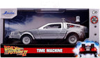 Caja Hollywood Rides del DeLorean Time Machine de Volver al futuro II