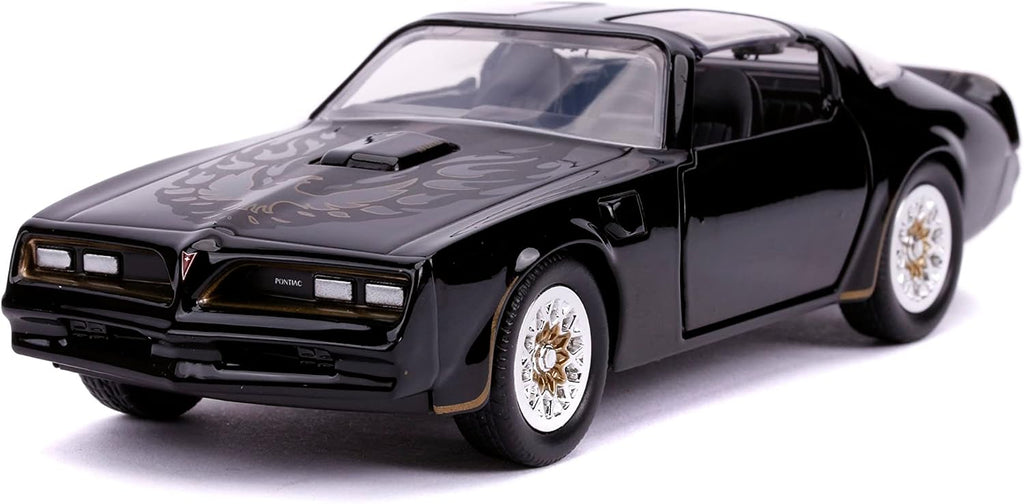 Pontiac Firebird 1977 de Tego escala 1:32 en negro con capó dorado