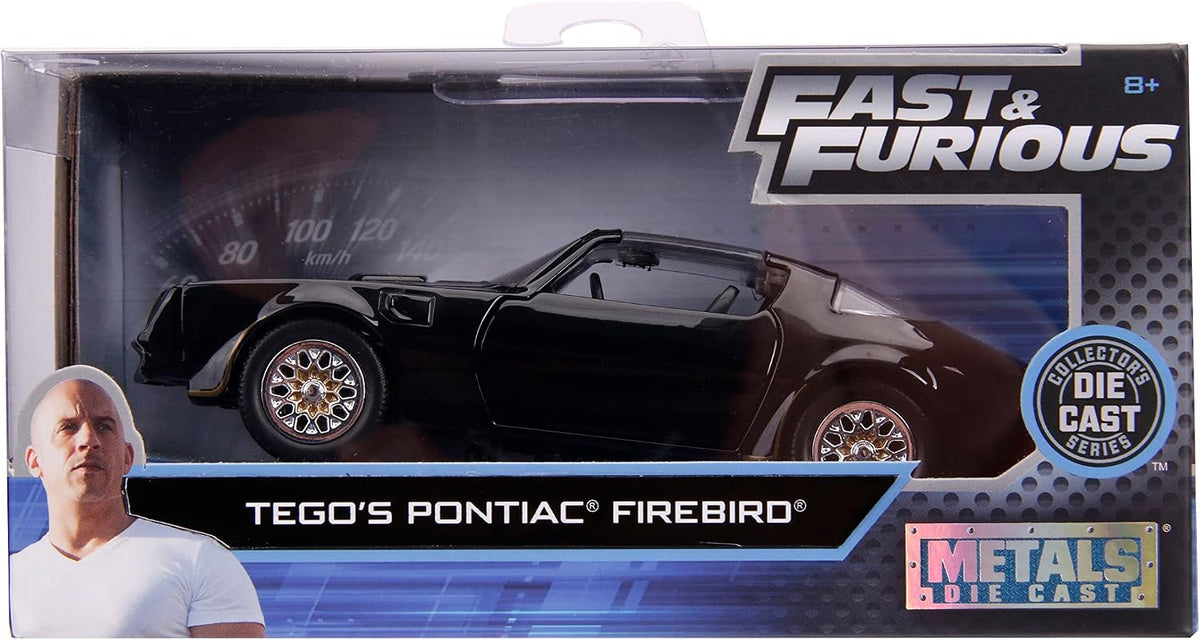 Caja de Fast & Furious Tego's Pontiac Firebird de Jada Toys