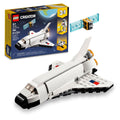 Caja del LEGO Creator 31134 y transbordador espacial blanco armado
