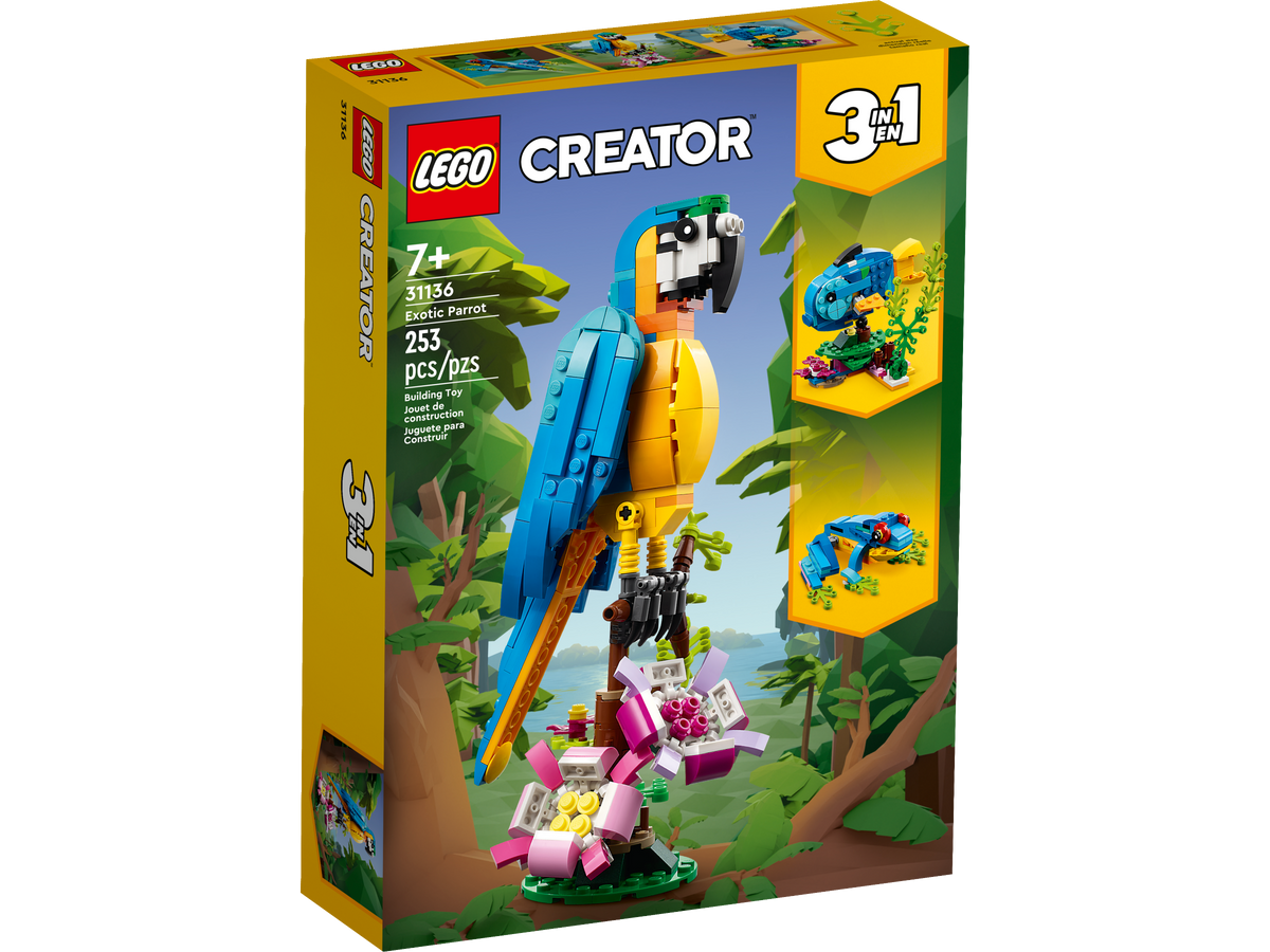 LEGO Creator 3 en 1 Loro Exótico 31136 – vista 2