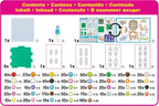 Contenido del set Aquabeads Safari salvaje con bandejas, pulverizador y cuentas
