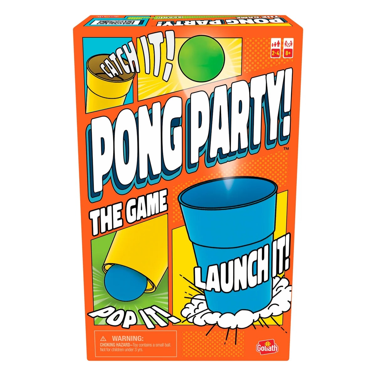 Juego de Mesa Pong Party Lanza y Encesta en los Vasos – vista 1