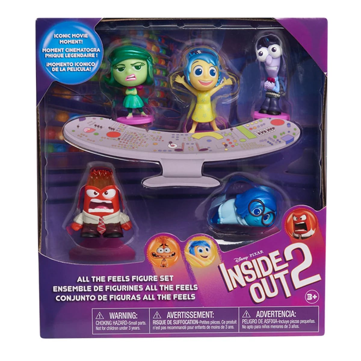 Caja del set All the Feels de Intensamente 2 con 5 figuras