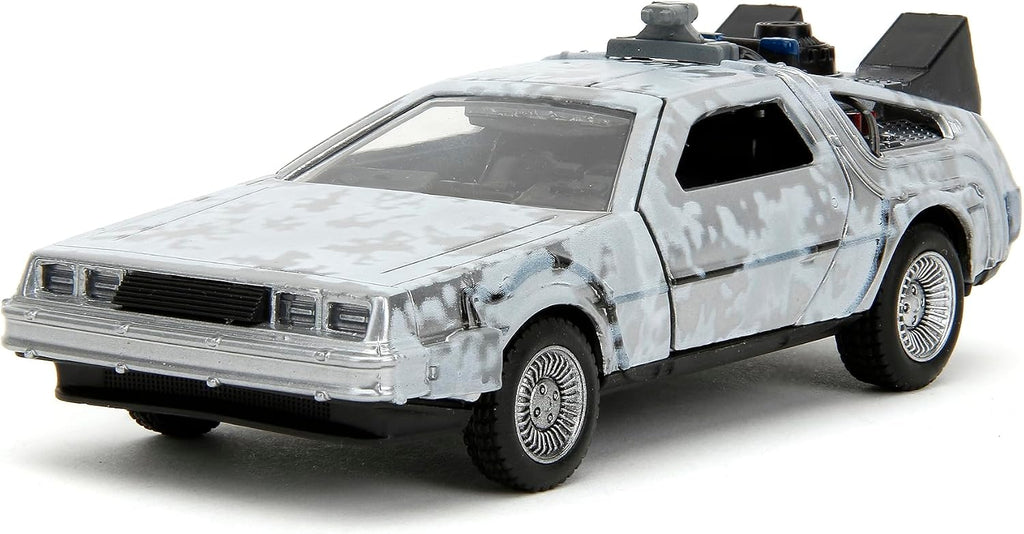 DeLorean Time Machine escala 1:32 con acabado escarchado