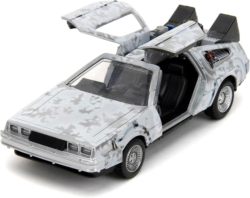 Time Machine Frost con las puertas de ala de gaviota abiertas