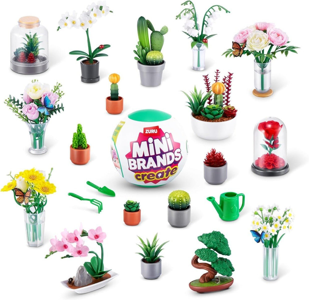 Colección de plantas miniatura Mini Brands Botanical Garden serie 1