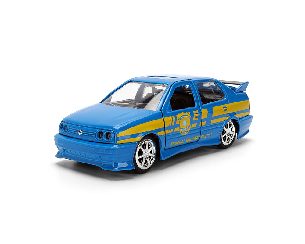 Fast & Furious 1995 VW Jetta Policía Federal Rio Escala 1:32 – Jada Toys