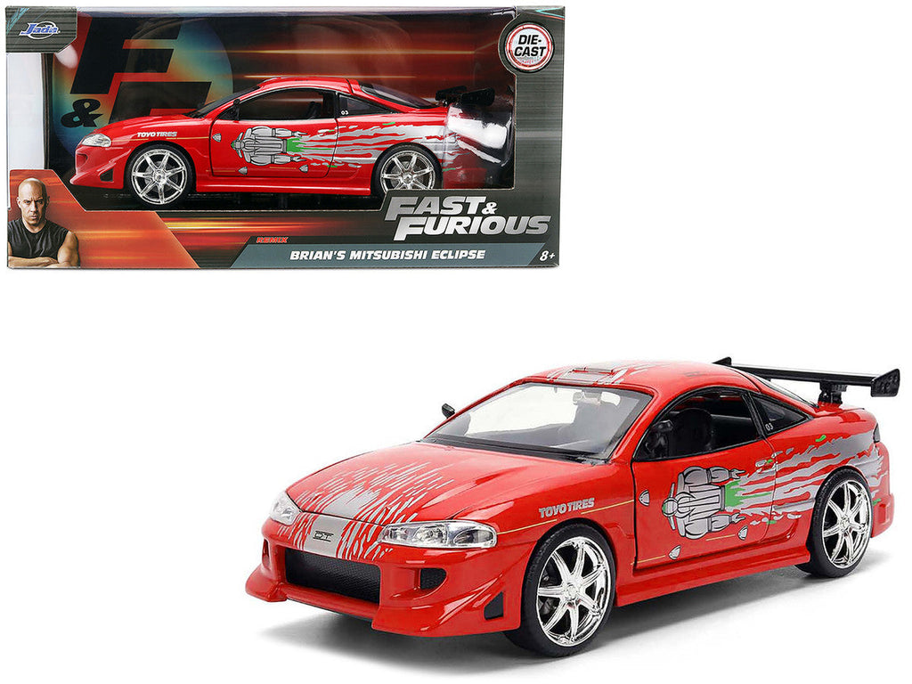Fast & Furious Mitsubishi Eclipse de Brian Rojo Escala 1:24 – Jada Toys
