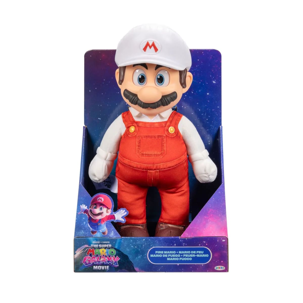 Super Mario Galaxy Película Peluche Mario con Cabeza de Plástico 36 cm – vista 2