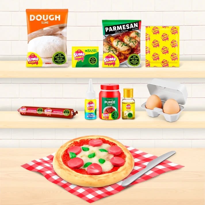 Zuru Slime Mart Canasto de Compra Pizza de Slime con Ingredientes – vista 1