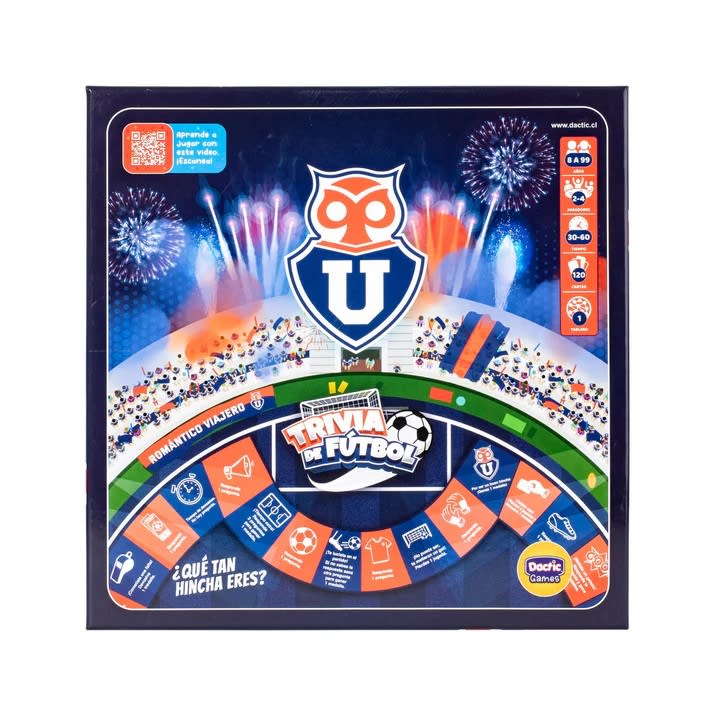Juego de Mesa Trivia de Fútbol Universidad de Chile Dactic – vista 2