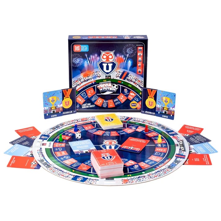 Juego de Mesa Trivia de Fútbol Universidad de Chile Dactic – vista 1